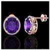 Image 2 : 1.50 ctw H-SI/I Diamond Solitaire Halo Ring 10K White Gold