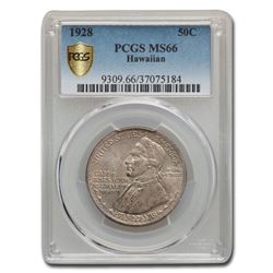1928 Hawaiian Half Dollar Commem MS-66 PCGS