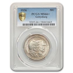1936 Battle of Gettysburg Half Dollar Commem MS-66+ PCGS