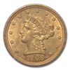 Image 1 : 1906 $2.50 Liberty Gold Quarter Eagle MS-62 PCGS