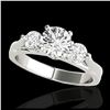 Image 1 : 2.25 ctw Ruby & VS/SI Diamond Ring 10K White Gold