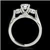 Image 2 : 2.25 ctw Ruby & VS/SI Diamond Ring 10K White Gold