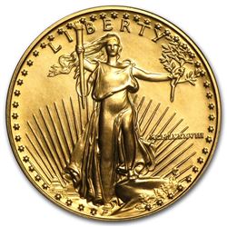 1988 1/2 oz Gold American Eagle BU (MCMLXXXVIII)
