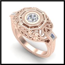 2 ctw SI/I Fancy Intense Yellow Diamond Halo Ring 10K White Gold