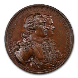 1763 Great Britain Medal Morro Castle MS-63 NGC (Brown)