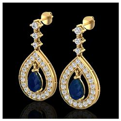 1.50 ctw Fancy Black Diamond Art Deco Stud Earrings 18K Rose Gold