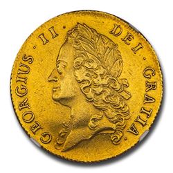 1739 Great Britain Gold 2 Guineas AU-58 NGC