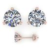 Image 2 : 2.0 ctw VS/SI Diamond Stud Earrings 18K Yellow Gold