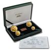 Image 1 : 1998 South Africa 4-Coin Gold Natura Leopard Proof Set