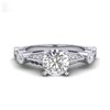 Image 2 : 14.15 ctw Ruby & Diamond Necklace 18K White Gold