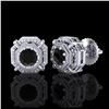 Image 2 : 1.40 ctw VS Black Diamond Solitaire Ring 10K Rose Gold