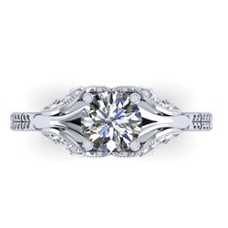 2.75 ctw Tanzanite & Diamond Men's Ring 10K White Gold
