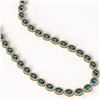 Image 2 : 5.03 ctw Peridot & Diamond Bracelet 10K Yellow Gold