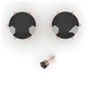 Image 2 : 2.22 ctw Garnet & Diamond Earrings Heart 14K Yellow Gold