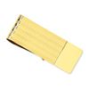 Image 1 : 14k Solid Gold Money Clip (Fancy stripes)