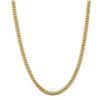Image 1 : 14k Yellow Gold 5.5 mm Solid Miami Cuban Chain - 22 in.