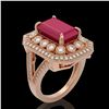Image 2 : 14.25 ctw Multi Color Sapphire & Diamond Bracelet 10K Rose Gold