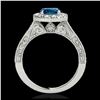 Image 2 : 2.07 ctw VS/SI Diamond Solitaire Art Deco 3 Stone Ring 18K Yellow Gold