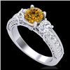 Image 1 : 23.25 ctw Ruby & VS/SI Diamond Eternity Bracelet 14K Yellow Gold