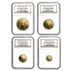 Image 1 : 2006-W 4-Coin Proof Gold American Eagle Set PF-70 NGC