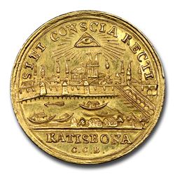 1792-1803 German States Regensburg Gold Ducat MS-62 PL NGC