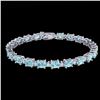 Image 2 : 1.40 ctw SI Fancy Blue Diamond Solitaire Ring 10K White & Rose Gold