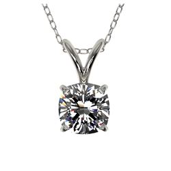 1.0 ctw VS/SI Diamond Solitaire Ring 18K White Gold