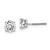 Image 1 : 14k White Gold 1 1/2ct Cert. Lab Grown Diamond Earring