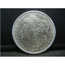 1901 Morgan Dollar AU/BU Tough Date