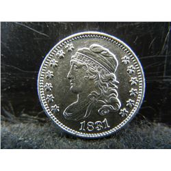 1831 Capped Bust Half Dime CH BU Lots of Luster Big Look!!