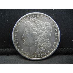 1891 S Morgan Dollar AU Better Date