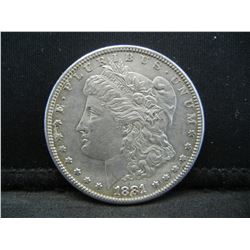 1881 S Morgan Dollar AU/BU
