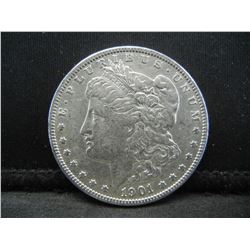 1901 O Morgan Dollar AU