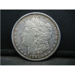 1891 Morgan Dollar AU