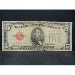 1928 C $5.00 Red Seal