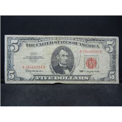 1963 $5.00 Red Seal