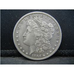 1884 S Morgan Dollar XF/AU Original Coin Super Nice