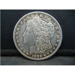 1882 O Morgan Dollar AU+