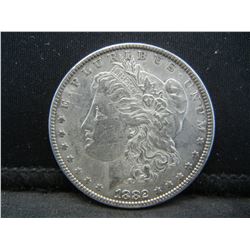 1882 Morgan Dollar AU Better Date