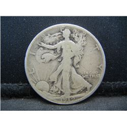 1919 D Walking Liberty Half Dollar