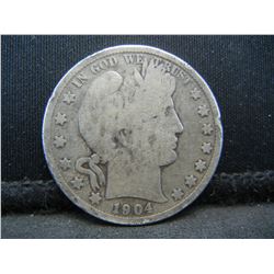 1904 S Barber Half Dollar Semi Key Date