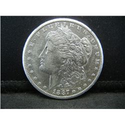 1887 S Morgan Dollar AU/BU