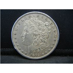 1879 S Morgan Dollar AU+