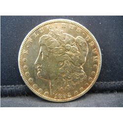 1892 Morgan Dollar Gold Plated Scarce Date