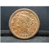 Image 1 : 1847/7 Large Cent AU Strong Strike