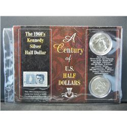 A Century of U.S Half Dollars (2) Silver Kennedy Half Dollars