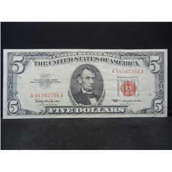 1963 $5.00 Red Seal