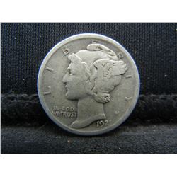 1921 Mercury Dime VF Scarce in Higher Grades