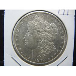 1878 CC Morgan Dollar AU Semi Key