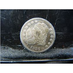 1831 Bust Half Dime Slight bend